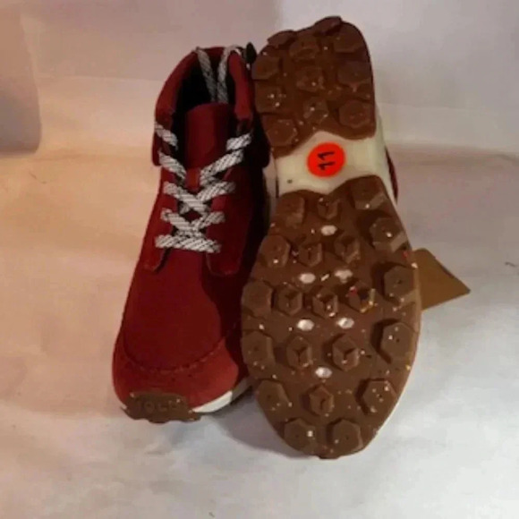 NEW Holo Quorra Red Ecco Suede Fleeced Lined Winter Boots Women’s Sz 11 NWT - Picture 12 of 12